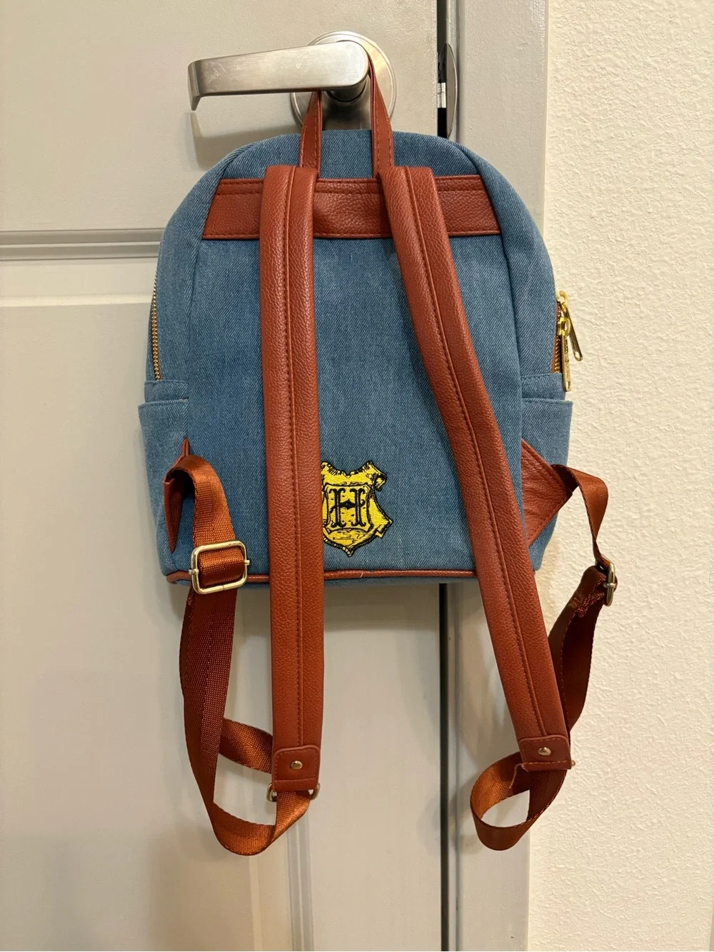 Hogwarts Harry Potter Denim Mini Backpack
